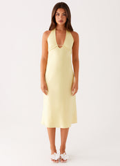 Davies Midi Dress - Yellow