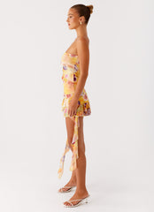 Macey Mini Dress - Sunburst Floral