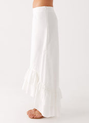 Alessandra Maxi Skirt - White