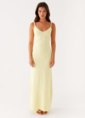 Anastasia Maxi Dress - Yellow