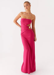 Anetta Maxi Dress - Fuchsia