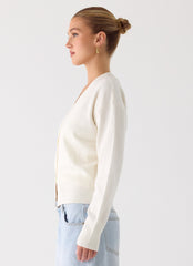 Arthur Knit Cardigan - Ivory