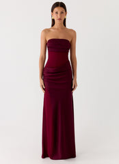 Champagne Skies Maxi Dress - Plum