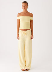 Coleman Knit Top - Yellow