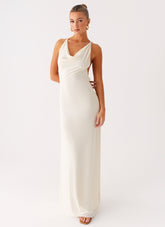 Dahliana Maxi Dress - Off White