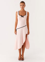 Darlene Midi Dress - Pink