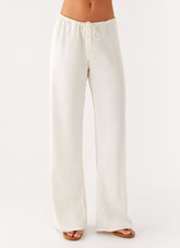 Deacon Low Rise Pants - Butter