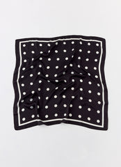 Dotty Dreams Scarf - Black Polkadot