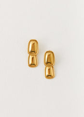 Doubled Up Earrings - Gold