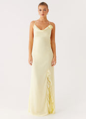 First Class Maxi Dress - Yellow