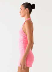 Fluent Mini Dress - Pink