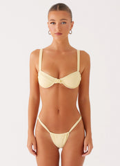 Gala Underwire Bikini Top - Yellow
