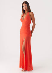 Island Muse Dress - Coral