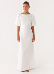 Judy Maxi Dress - White