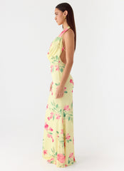 Like You Better Maxi Dress - Lemon Soleil
