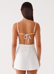 Marlon Mini Dress - White