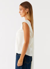 Mojito Cowl Top - Ivory