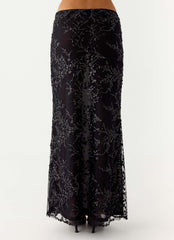 Moodlight Maxi Skirt - Black