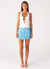 Movie Star Mini Skirt - Turquoise