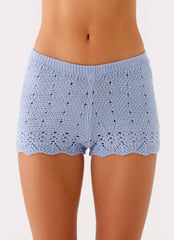 Oakley Low Rise Mini Shorts - Blue
