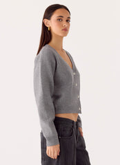 Orla Knit Sweater - Grey