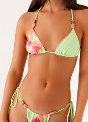 Rach Bikini Top - Green Tropical