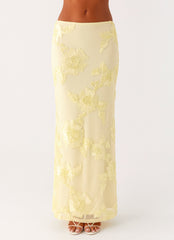 Radiate Maxi Skirt - Yellow