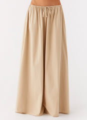 Randy Maxi Skirt - Tan
