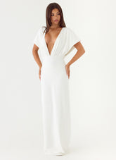 Rare Behaviour Maxi Dress - Ivory