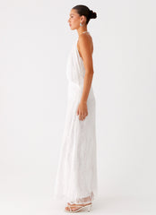 Reinhart Halter Maxi Dress - White