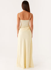 Romy Maxi Dress - Yellow