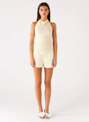 Rosana Halter Top - Butter