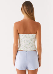 Solar Top - Vintage Ditsy Floral