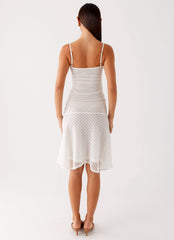 Tamar Midi Dress - White
