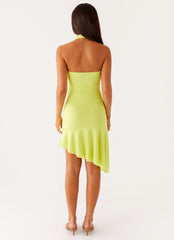 Valeria Mini Dress - Sunny Lime