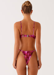 Airlie Balconette Bikini Top - Lavender Lagoon