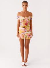 Frances Mini Dress - Sunburst Floral