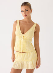 Aberley Top - Yellow