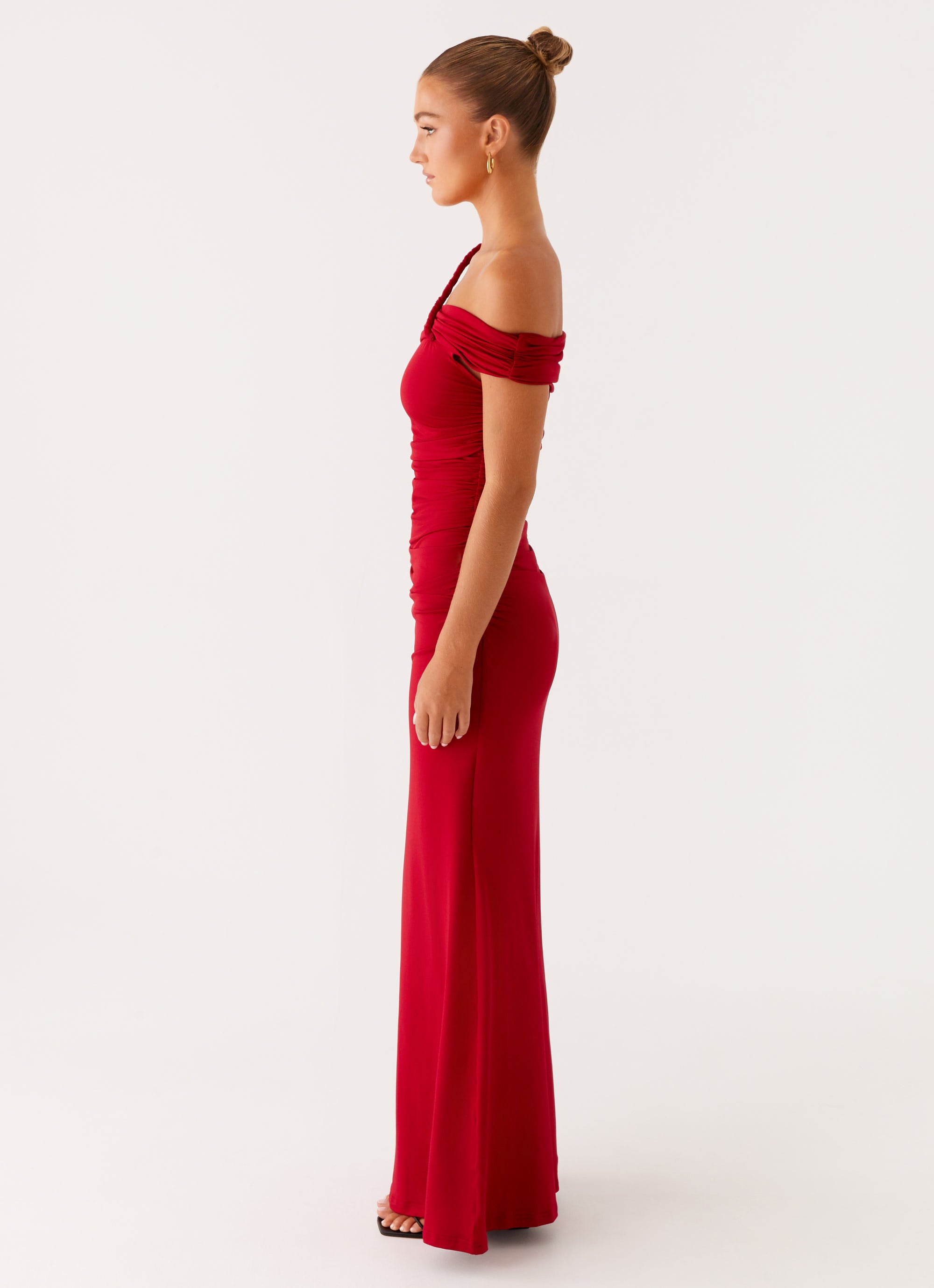 After This Maxi Dress - Raspberry