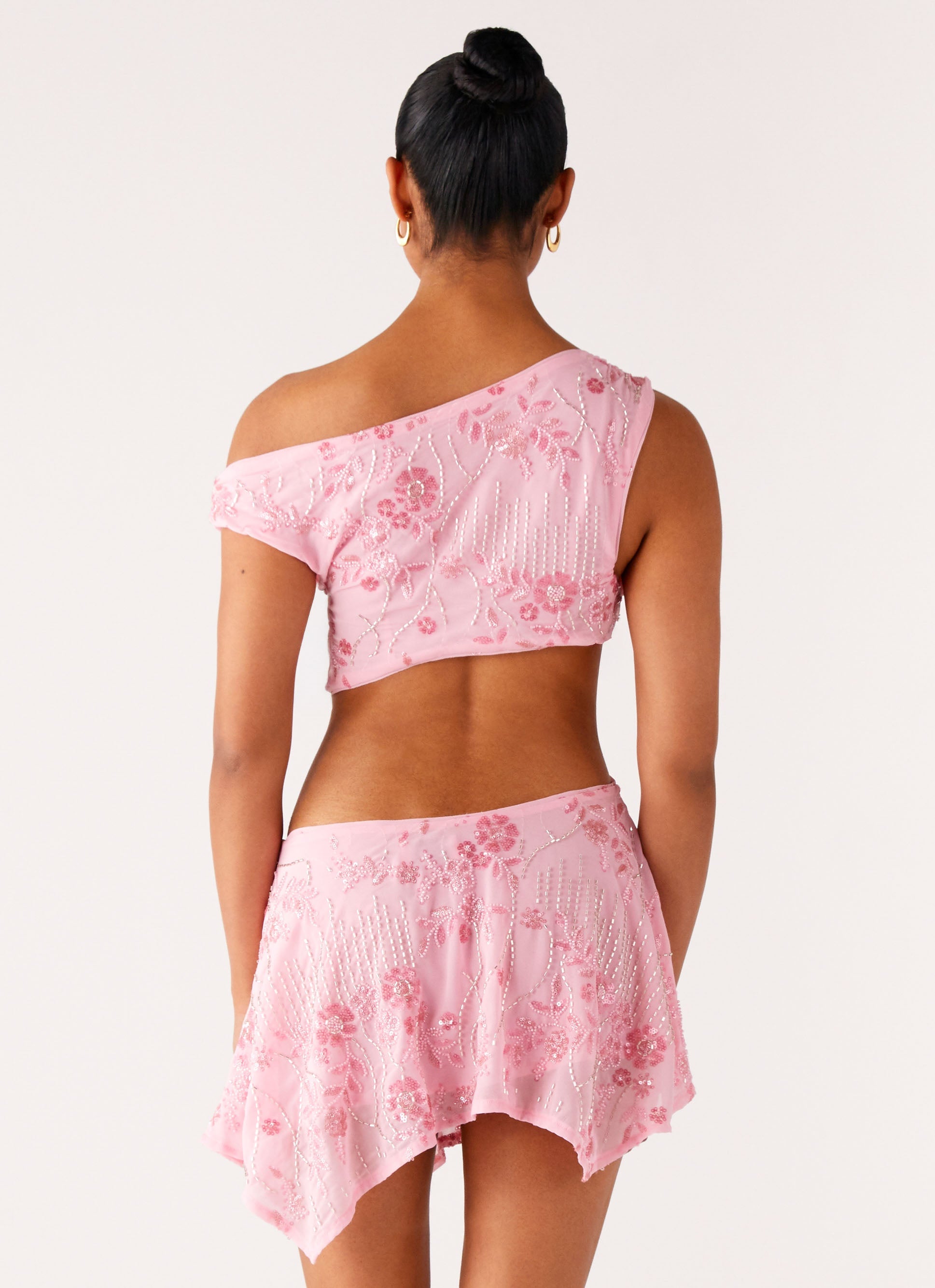Aletta Sequin Mini Dress - Pink
