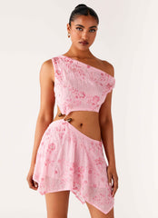 Aletta Sequin Mini Dress - Pink