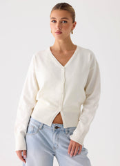 Arthur Knit Cardigan - Ivory