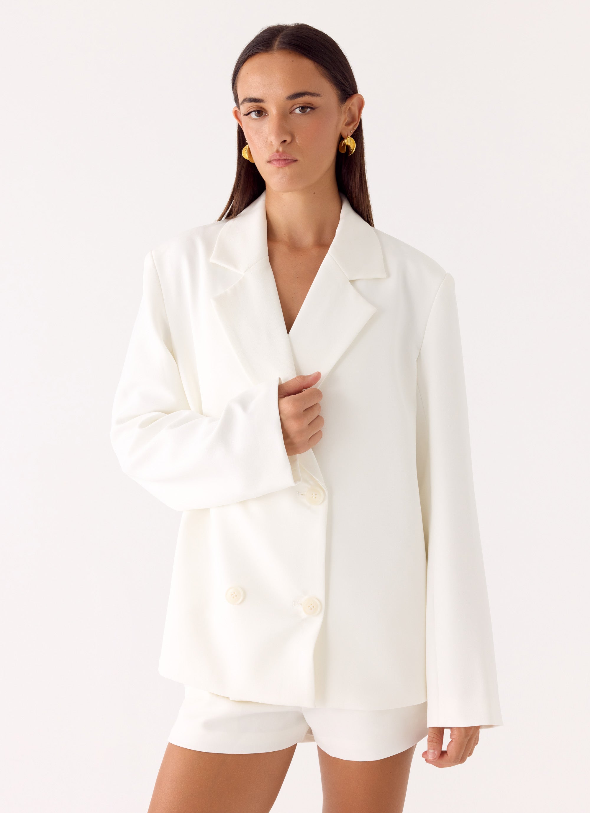 Asher Suiting Blazer - White