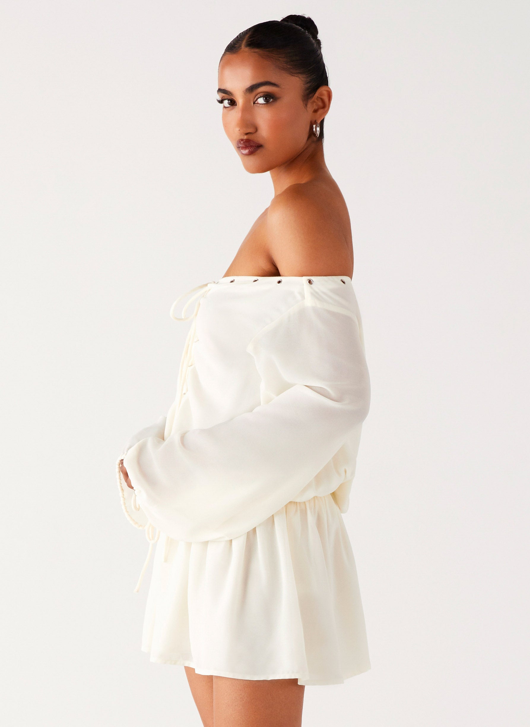 Astaria Mini Dress - Ivory