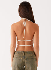 Bennie Halter Top - Ivory
