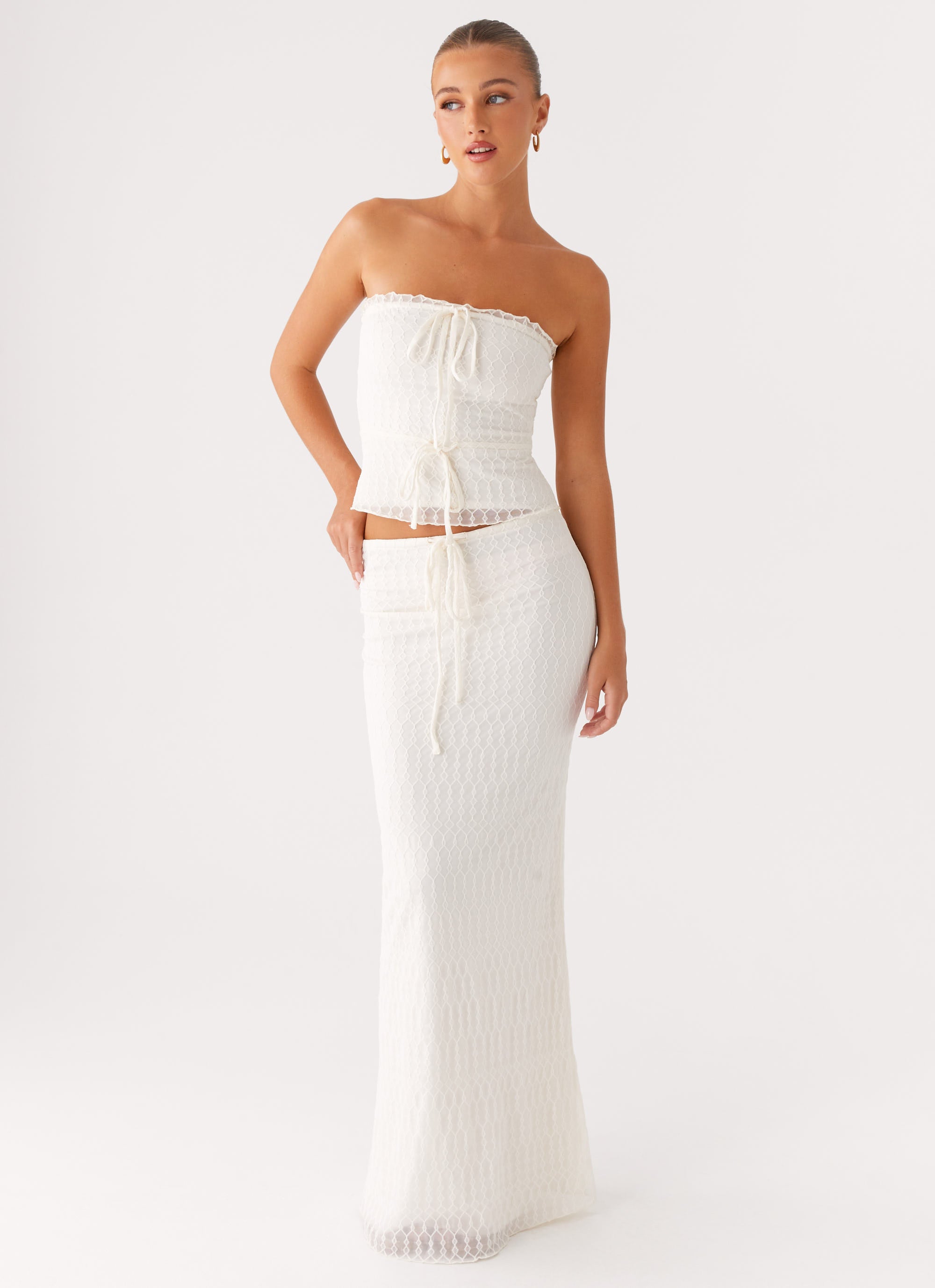 Blakely Maxi Skirt - Ivory