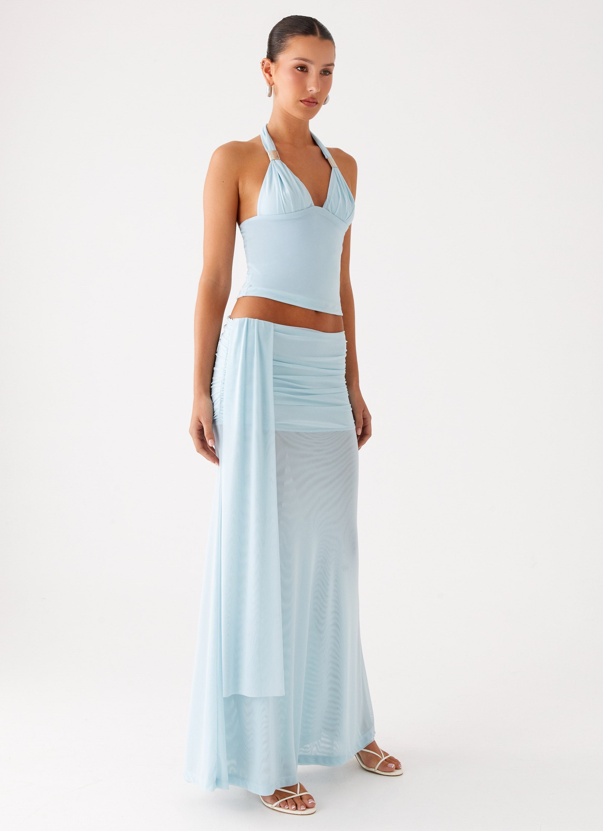 Blaze Maxi Skirt - Blue