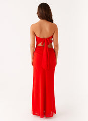 Carla Maxi Dress - Red