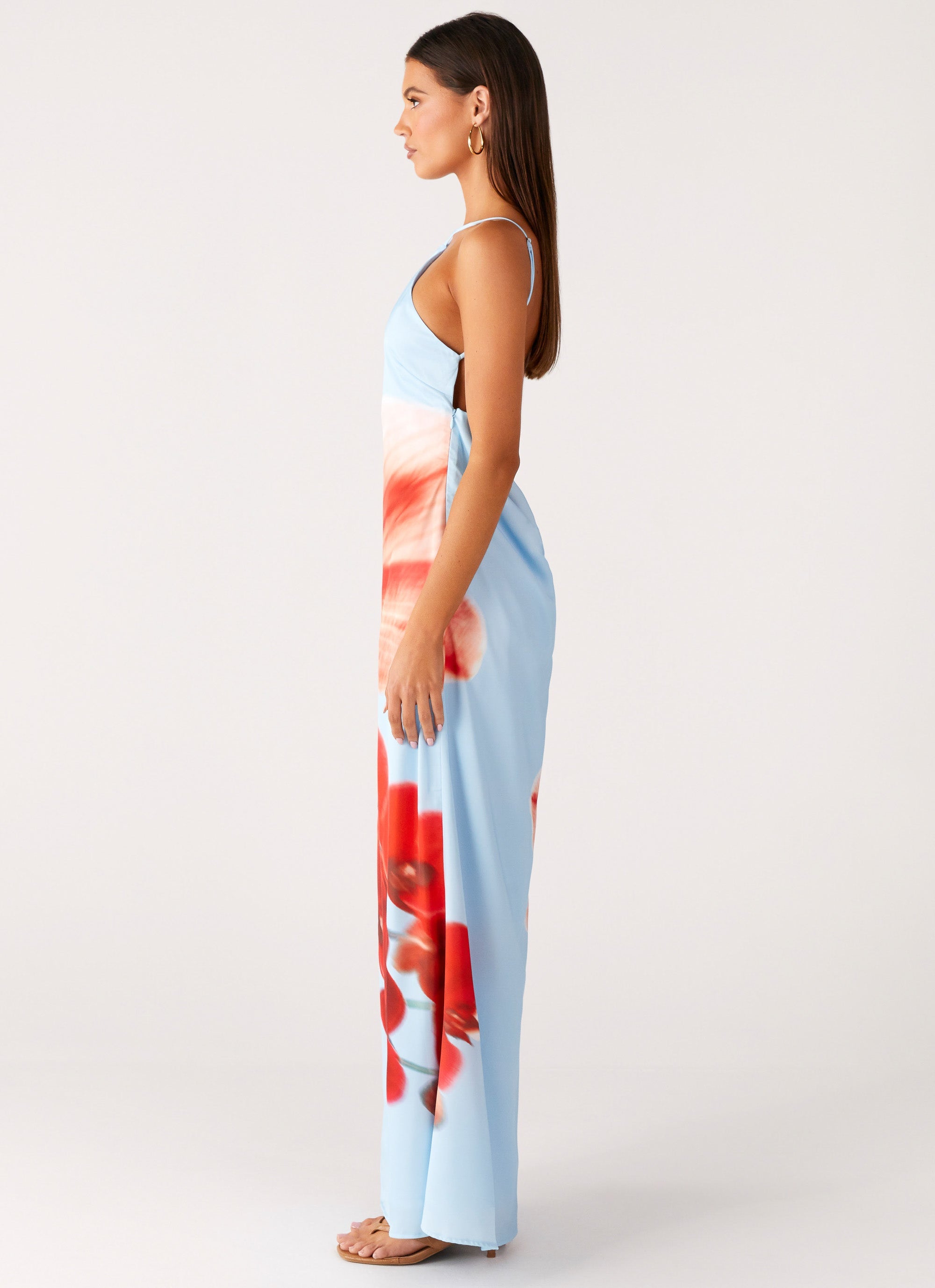 Chloe Maxi Dress - Turquoise Bloom