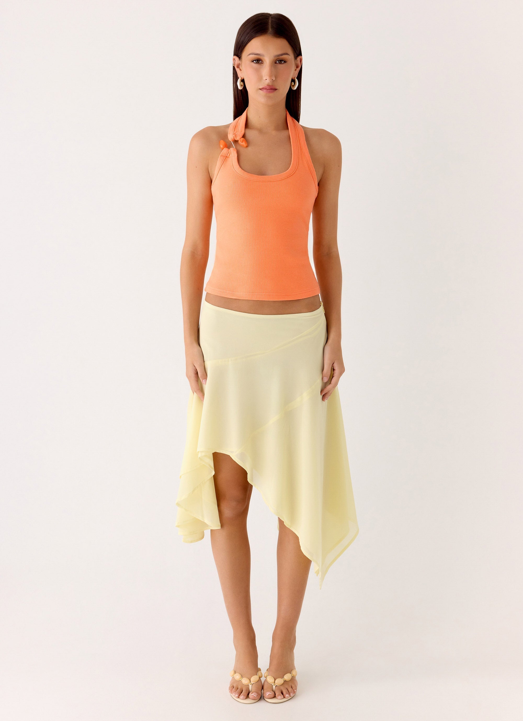 Cladena Top - Apricot